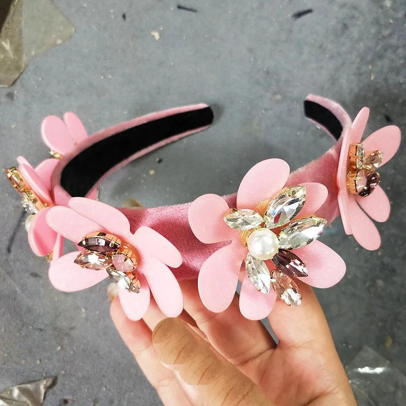 Большая корона королева принцесса Смола Цветок Прозрачный Искусственный