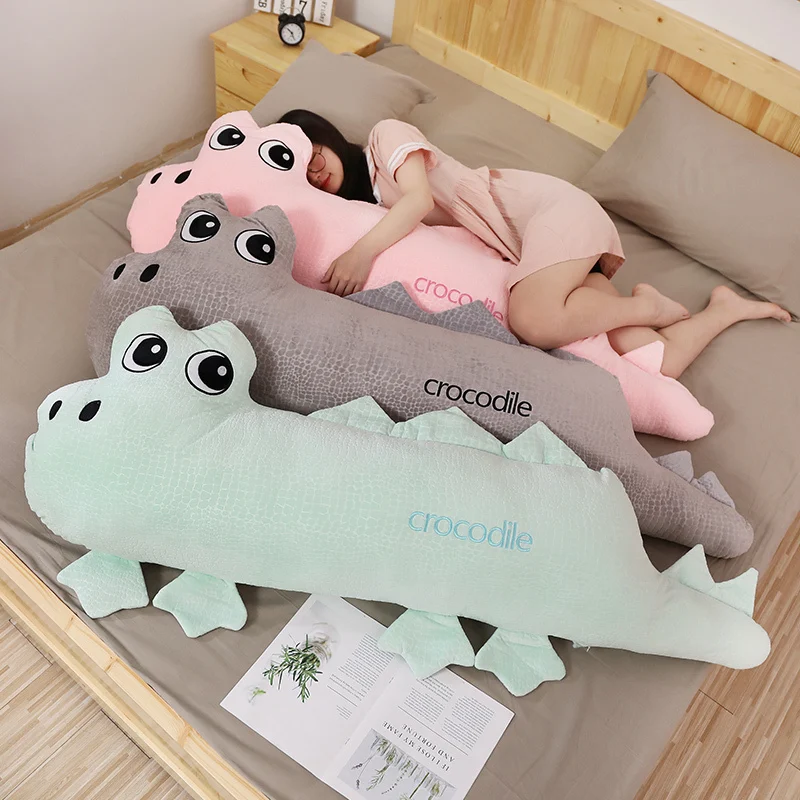 

Плюшевые игрушки с крокодиловым узором, 90-130 см