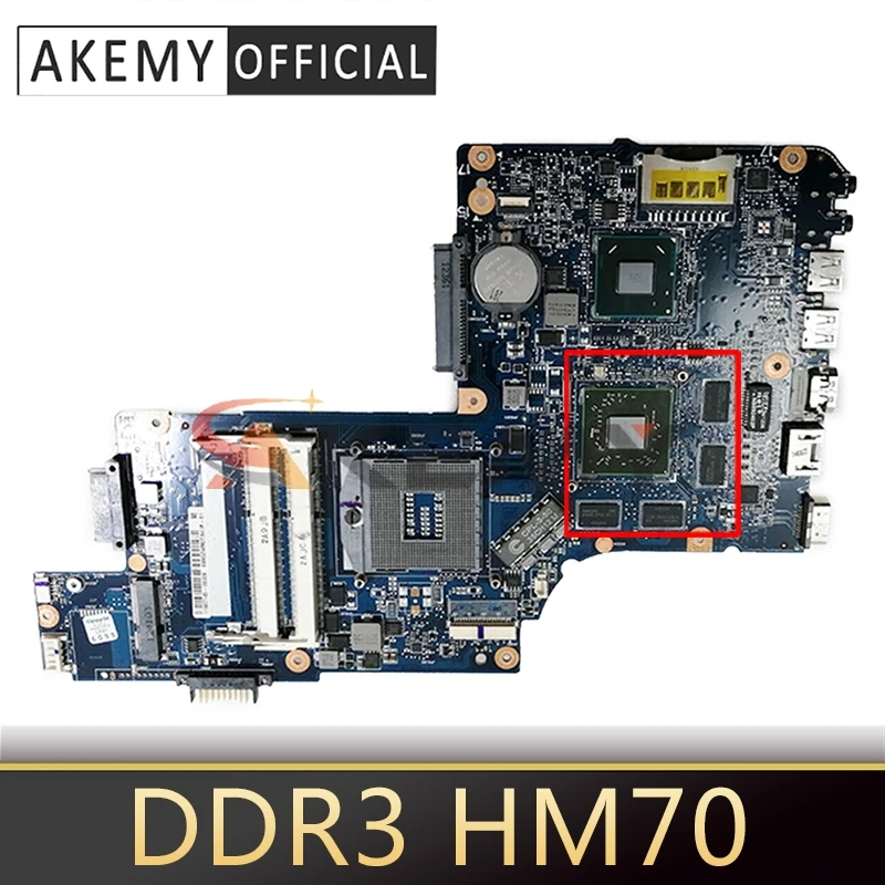 

Материнская плата AKEMY H00043510 для ноутбука Toshiba Satellite C50 C850, материнская плата HM70 216-0810028 REV.2.1 DDR3 для ноутбука