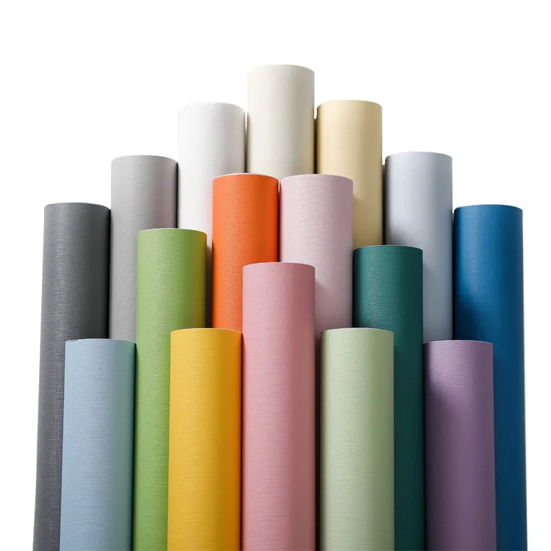 3 м цементные серые льняные водостойкие обои самоклеющиеся одноцветные