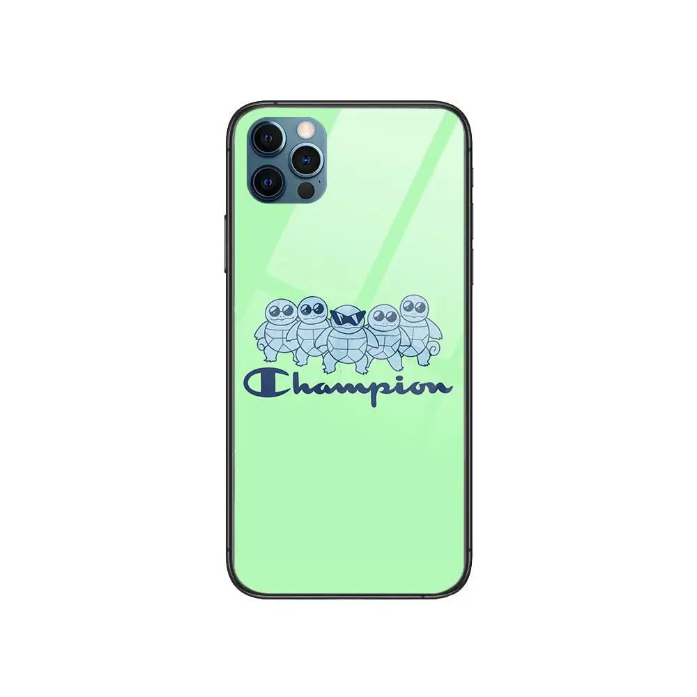 

American sports brand Anime Style Phone Case cover For iphone 12 pro max 11 8 7 6 s XR PLUS X XS SE 2020 mini black cell shel