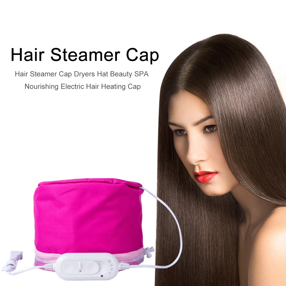 Шапочка для паровой сушки волос шапочка красоты спа питательная электрическая
