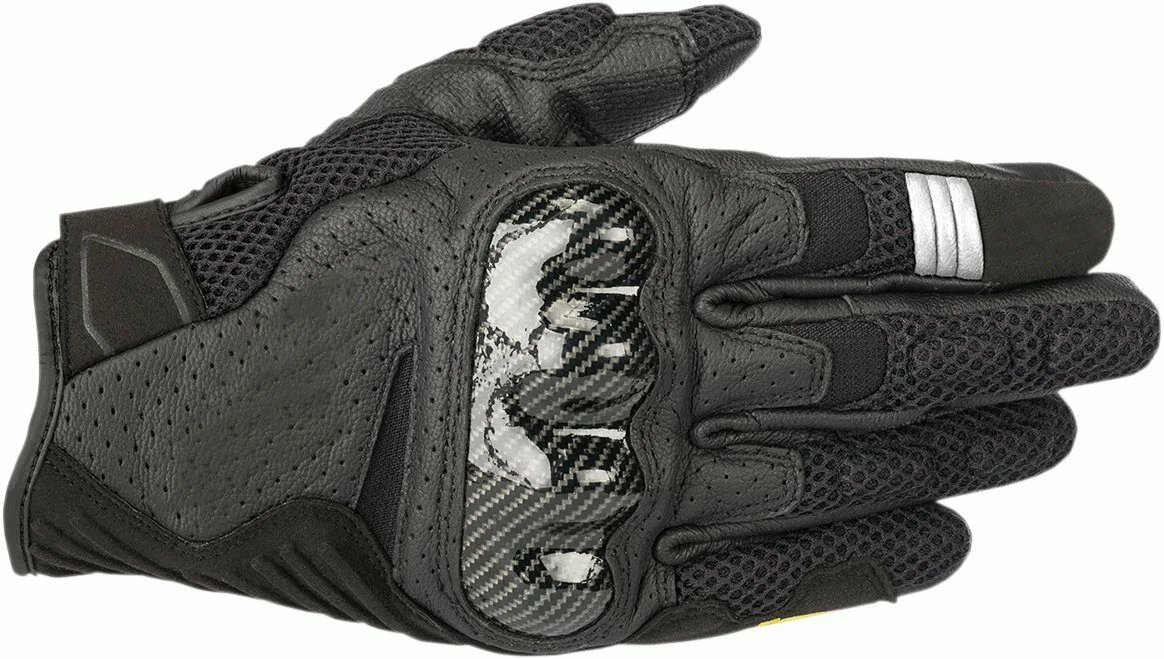 

Alpine Motocross Pro Stars Racing Gloves SMX-1 Air V2 Leather MM93 Motorcycle Glove Summer Beathable Short Gloves Black/White