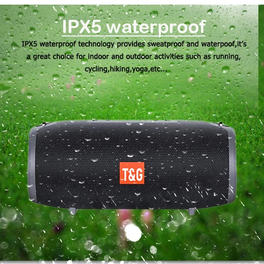 Беспроводные Bluetooth колонки 20 Вт водонепроницаемый сабвуфер TG125 hifi Стерео FM радио