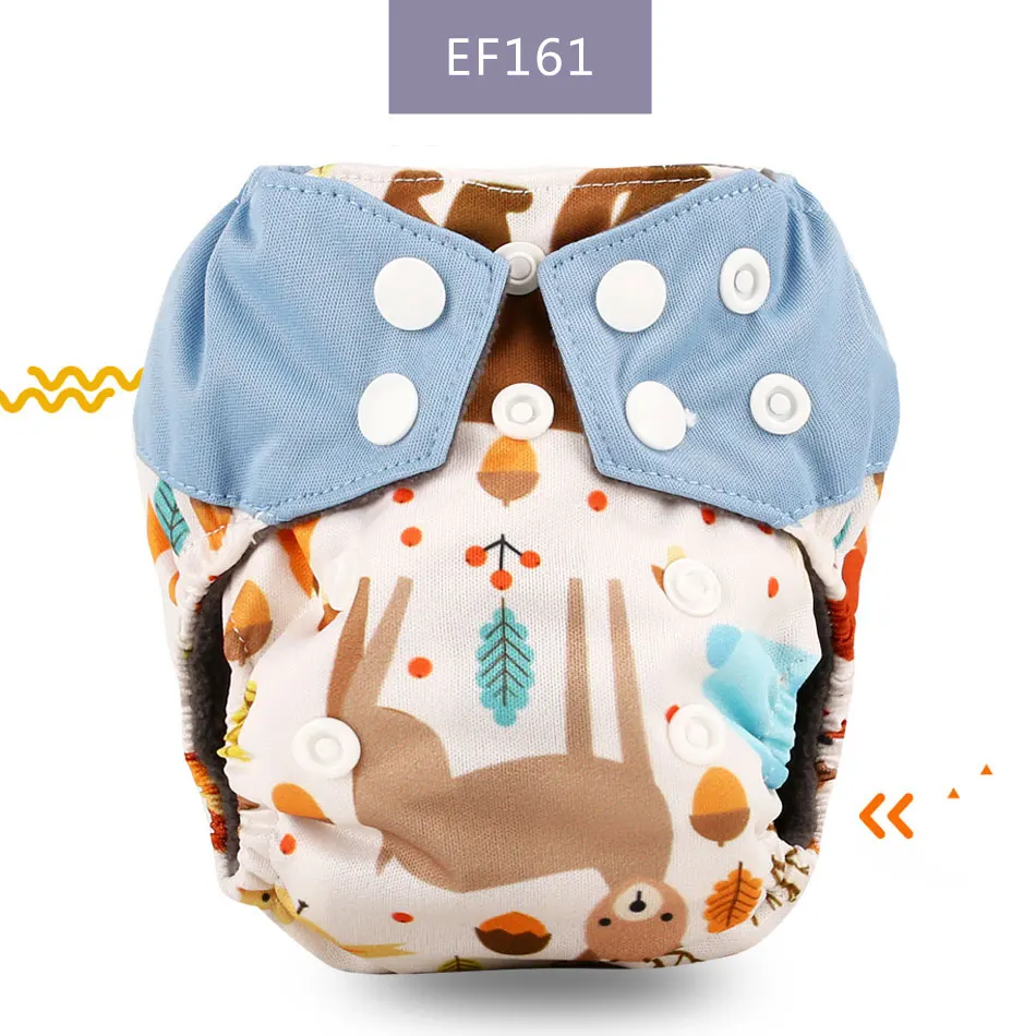 EF161-newborn diaper Elinfant пеленки для новорожденных, моющиеся, экологиэкологичные, ткань - Color: EF161-newborn diaper
