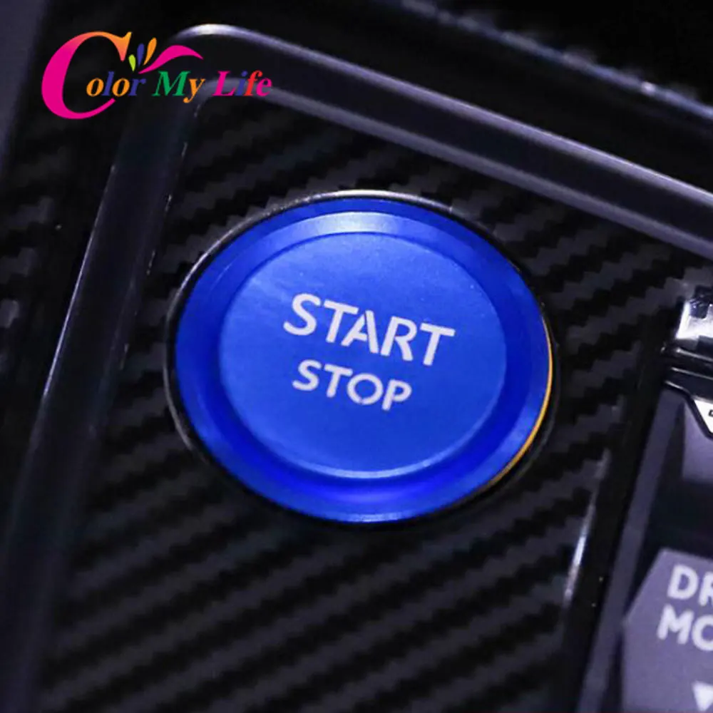 2 шт. автомобильный двигатель старт стоп Стайлинг Аксессуары зажигание толчок