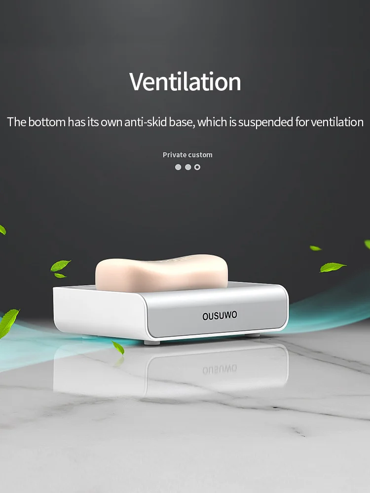 Мыльница присоска настенная креативная сливная стойка для дома столешница