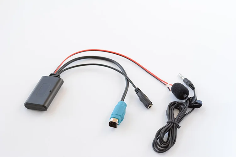 

bluetooth Aux Receiver Cable Adapter with microphone for Alpine KCE-237B wireless audio interface for Alpine 2009+ CDE-W203Ri