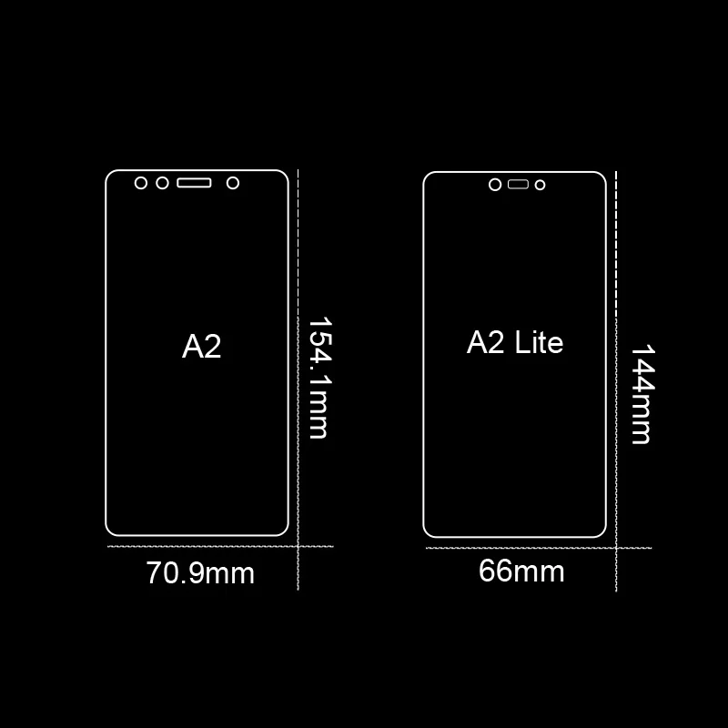 3 шт. закаленное стекло для Xiaomi mi A2 Lite Защита экрана Xio 2 светильник защитная