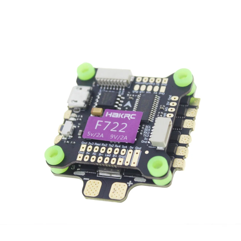 HAKRC гоночный Дрон F722 V3 Контроллер полета интегрированный OSD 5V 9V Dual BEC 50A 4 в 1 ESC Flytower |