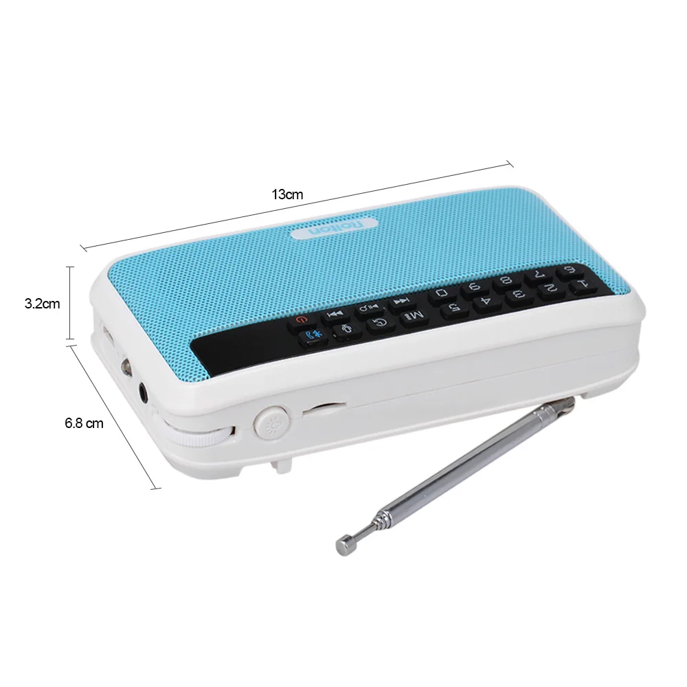 Беспроводная FM-радио Rolton E500 Hi-Fi стереоколонка 6 Вт Bluetooth колонка музыкальный плеер