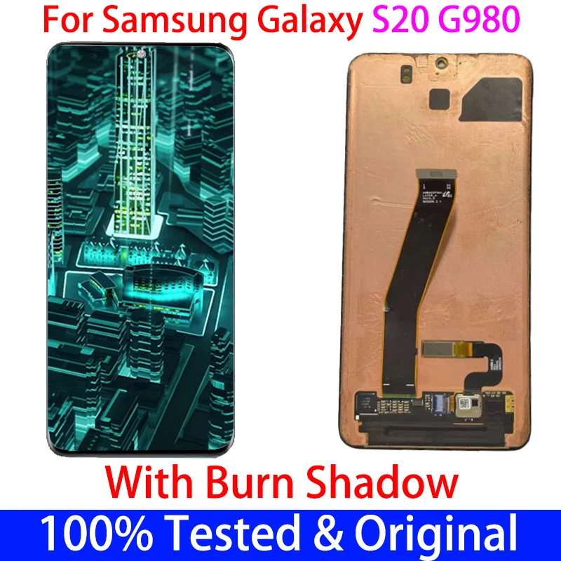 

ЖК-дисплей с сенсорным экраном и дигитайзером в сборе, дисплей для Samsung Galaxy S20, G980, G980F, G980D, G980N, оригинал