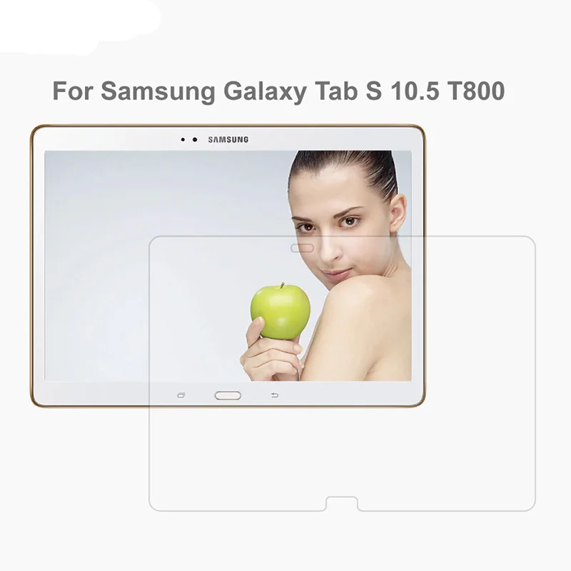 lcd clear screen protector for samsung galaxy tab s 10 5 sm t800 t805 explosion proof 0 3mm hd tempered glass premium 9d film free global shipping