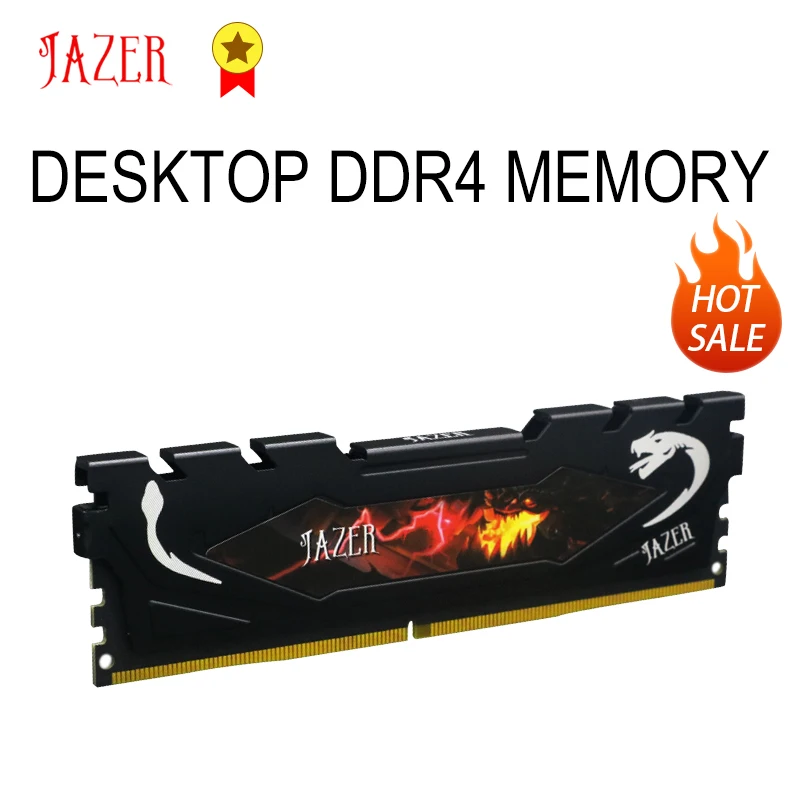jazer memoria ram ddr4 4gb 8gb 16gb 2400mhz 2666mhz desktop memory with heatsink free global shipping