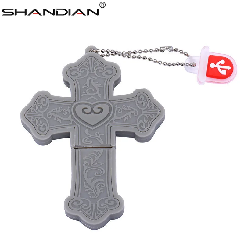 SHANDIAN fashion Cross USB флеш накопитель 4 ГБ 8 16 32 64 2 0 персональный подарок|USB