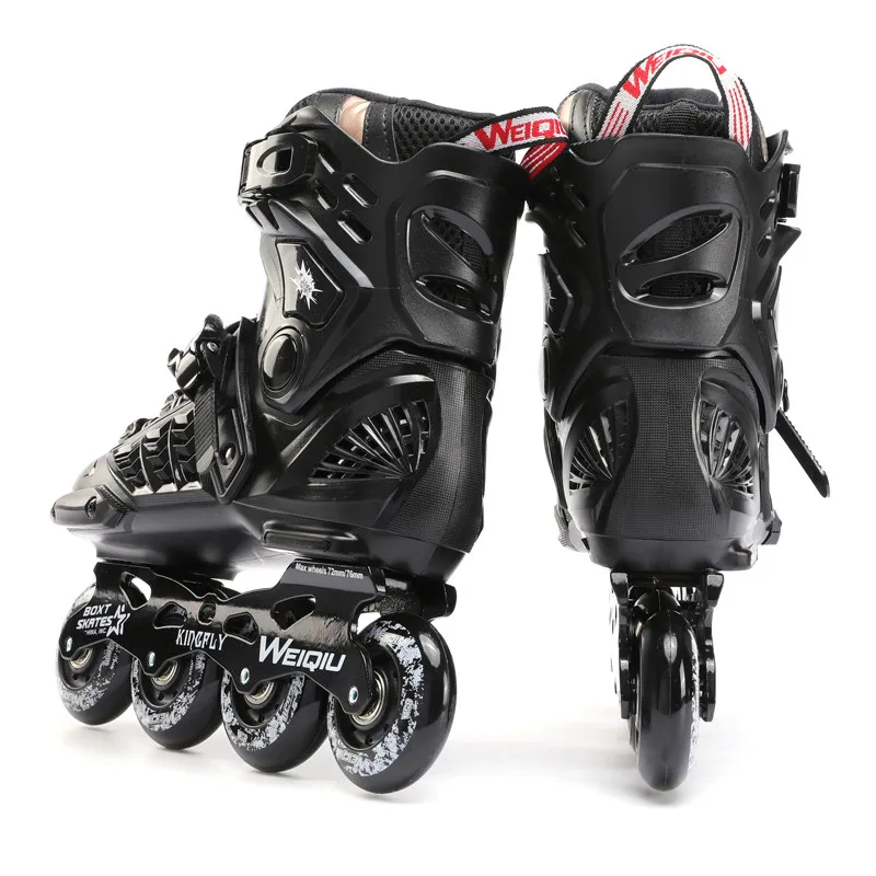 2021 Профессиональные черные белые скоростные роликовые коньки для мужчин женщин