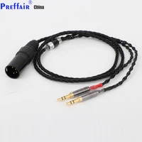 2x3 5mm hifi 4 pin xlr male balanced headphone upgrade cable for sundara aventho focal elegia t1 t5p d7200
