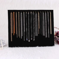 17 hooks jewelry fashion organizer display stand necklace dangling pendant chain rack joyeros organizador de joyas 2019