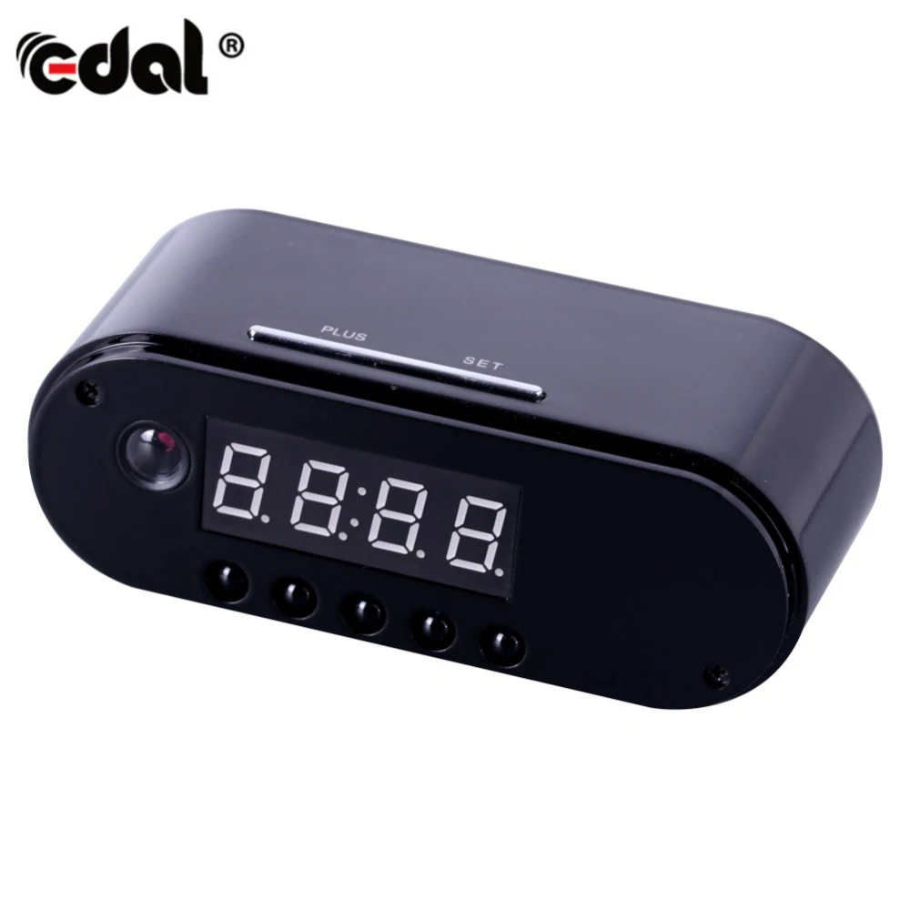 EDAL Z10 1080P Мини настольные часы камера с сигнализацией мини ИК ночным видением Wi Fi IP