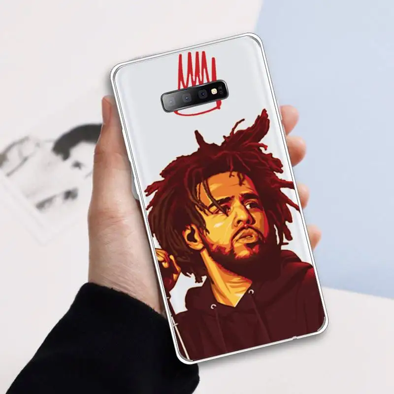

J. Cole Y61 famous Rapper Phone Case Transparent For Samsung Galaxy A 71 21s S note 8 9 10 plus 20 ultra luxury shell coque