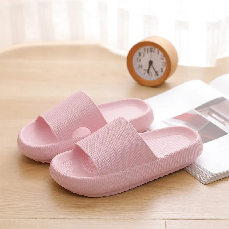

Universal Quick-drying Thickened Non-slip Sandals Thick Sole House Slippers Bathroom Footwear Summer Beach Sandal Slippers