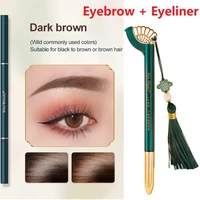 waterproof eyebrow pencil eyeliner set natural lasting ultra fine eye brow tint cosmetics brown color eyes make up cosmetics kit