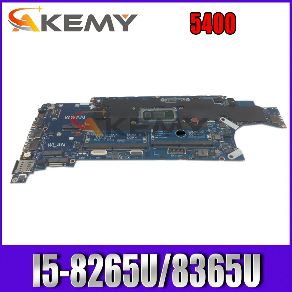 

For DELL Latitude 5400 Laptop Motherboard EDC41 LA-G891P With I5-8265U/8365U DDR4 CN 03WM4C 3WM4C CN-03CY3R 100% Fully Tested