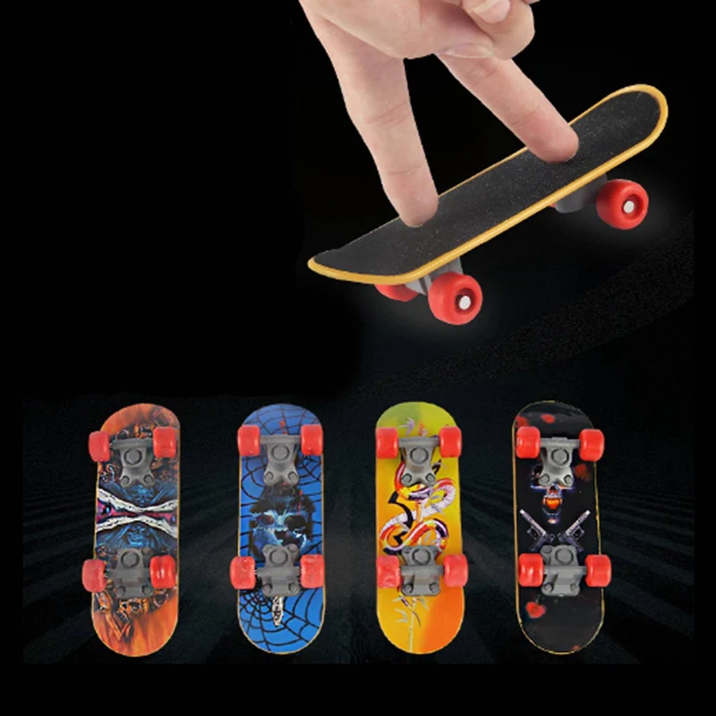 Четырехколесный фингерборд 1 шт. Детский пазл Спортивная игрушка для