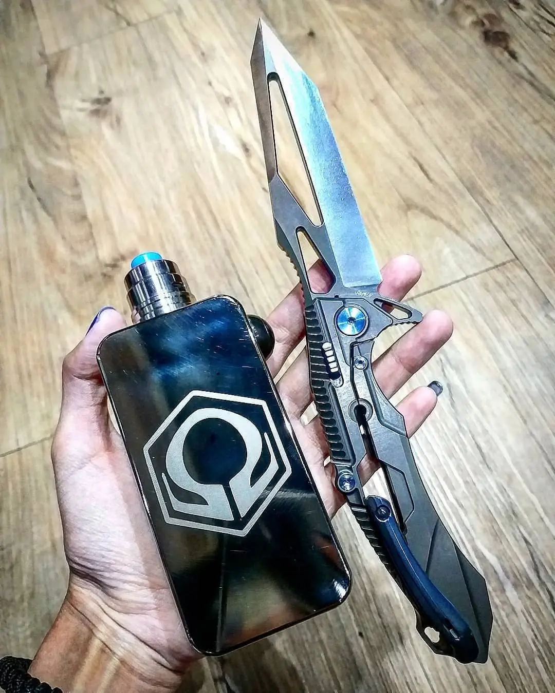 Rikeknife оригинальный M1 механический складной нож S35VN лезвие Открытый для