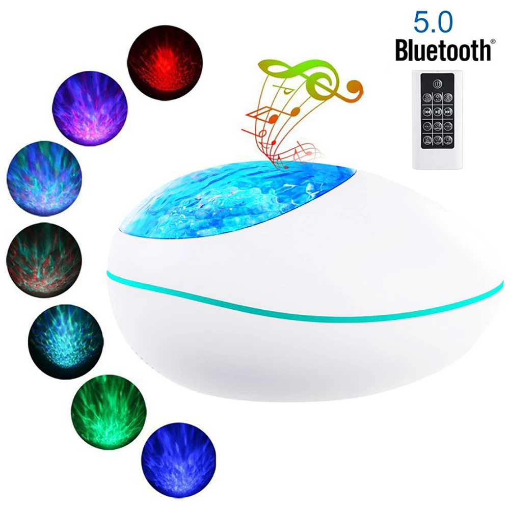 12 светодиодный ночник 8 цветов океанская волна светильник креативный