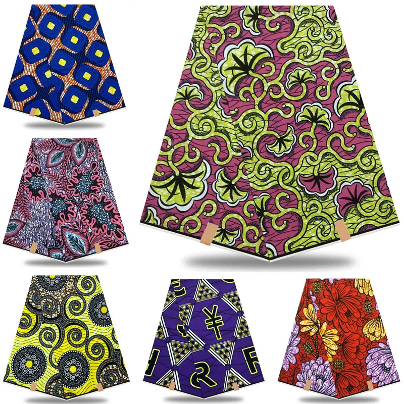 Оптовые цены! 2021 Новые африканские настоящие восковые принты ткань высокого