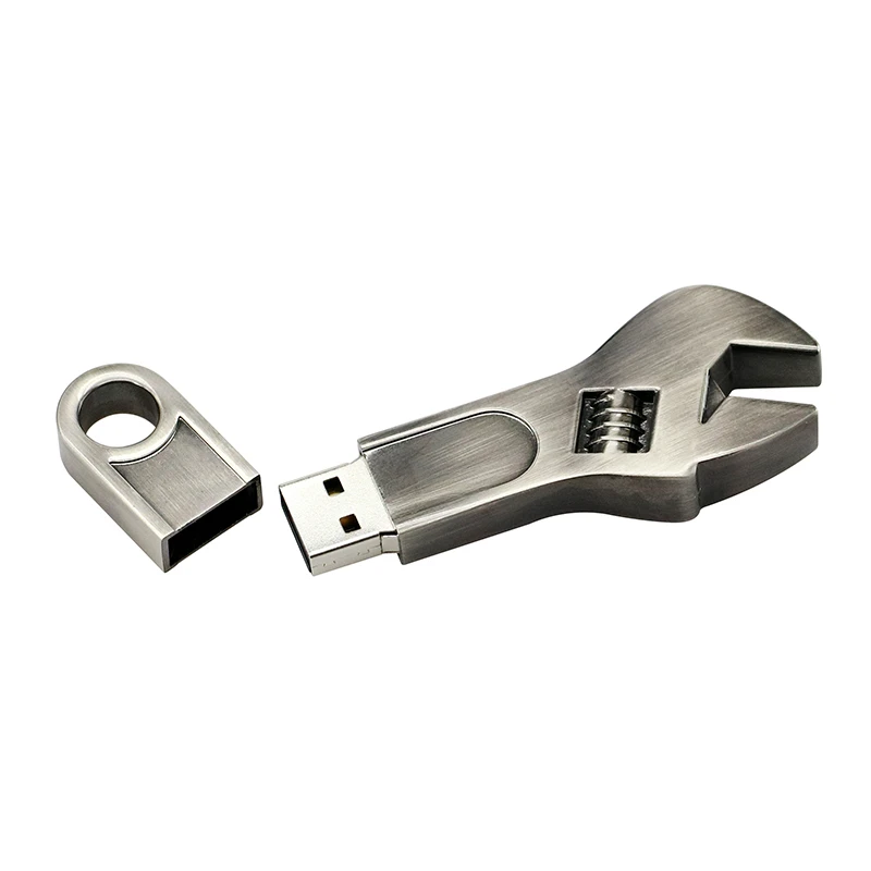 Металлический разводной гаечный ключ Pendrive Флэш накопители USB 128 ГБ Флеш