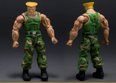 SHF NECA Street Дуэль классический солдат Кен Жиль Гуки чунли Мужская фигурка модель - Цвет: neca Guile