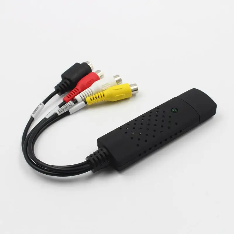 DishyKooker USB 2 0 аудио видео конвертер VHS в DVD Карта видеозахвата адаптер|Коннекторы и