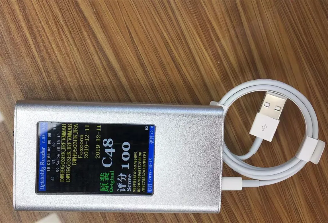 100 Uds 8IC Fox Taiwan chip 1m/3ft 2m/6ft E75 Chip i7/i8 modelo cargador USB de datos Cable para i5 6 7 8 plus X XS X MAX XR-1