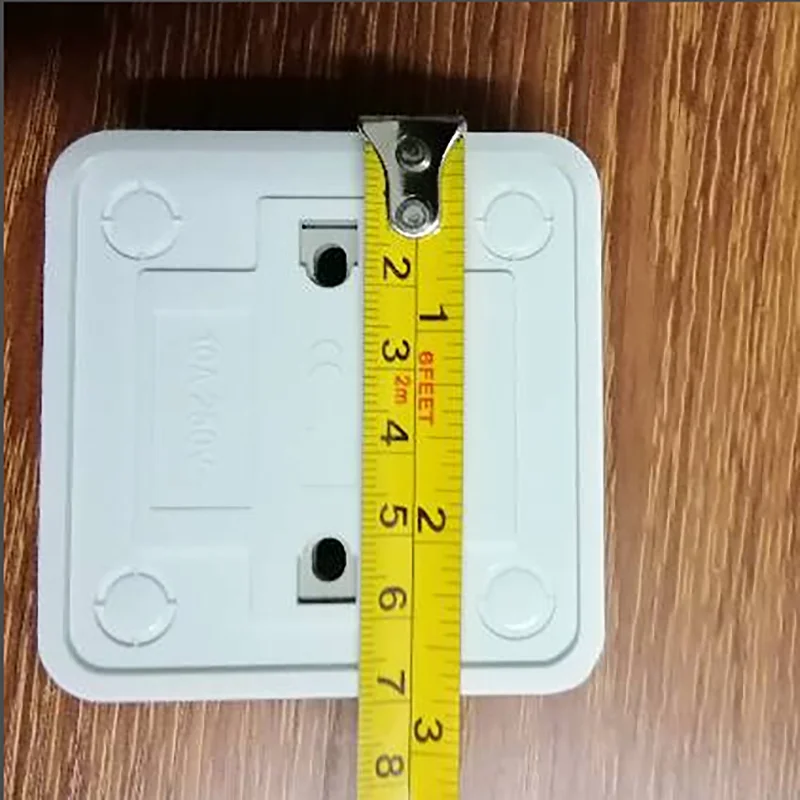 Настенный выключатель с кнопкой включения/выключения 10 А 1 клавиша канал