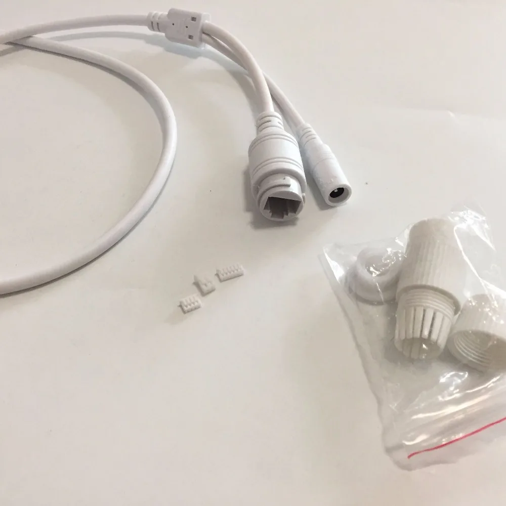 ESCAM CCTV IP POE сетевая Wi Fi HD камера PCB модуль Видео питания непогоды кабель RJ45 Женский