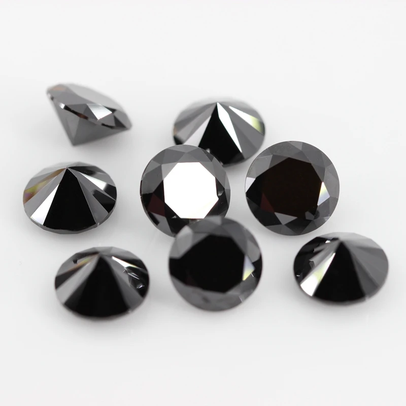 Черные свободные бриллианты, драгоценные камни, 1 карат ~ 4 карата,бриллианты с отличной огранкой