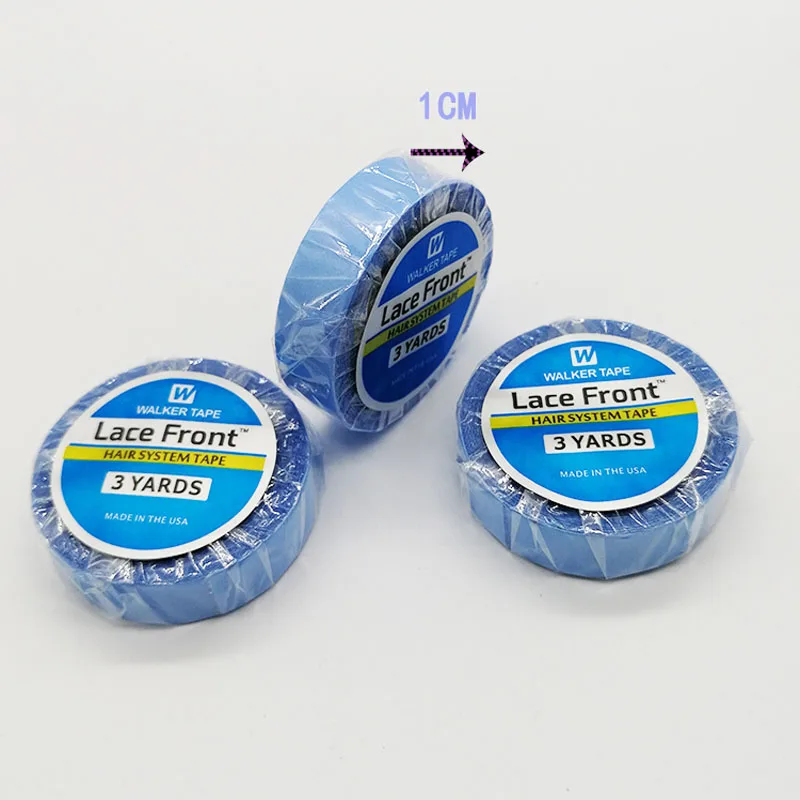 1 рулон 3 ярда синяя кружевная Передняя двусторонняя клейкая водонепроницаемая