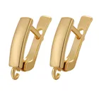 JUYA 2021 Новые Роскошные серьги-Крючки с квадратными кристаллами циркония из застежками 