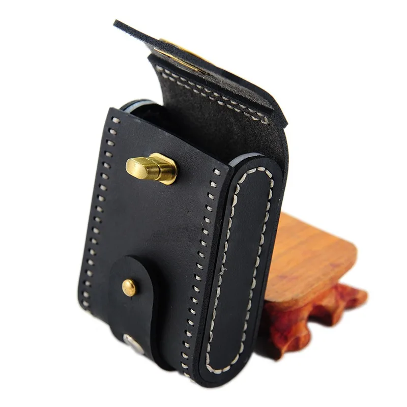 Bolsa de cinturón de tirachinas para exteriores, bolsa especial de bola de acero con imán pequeño, Clip de cinturón, Funda de cuero portátil, bolsa de almacenamiento