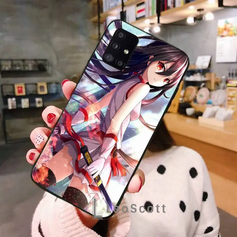 

Akame ga KILL! anime girl Phone Case For Samsung A40 A50 A51 A71 A20E A20S S8 S9 S10 S20 Plus note 20 ultra 4G 5G