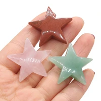 hot sale 2021 new natural stone pendant five pointed star fashion non porous pendant for making diy necklace accessories