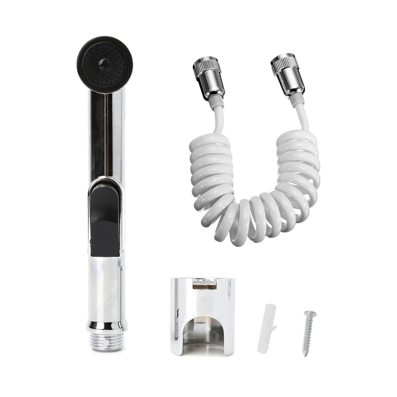 Toilet Bidet Sprayer Set Plastic Hand Held Portable Shattaf Bathroom Shower Head Self Cleaning | Обустройство дома