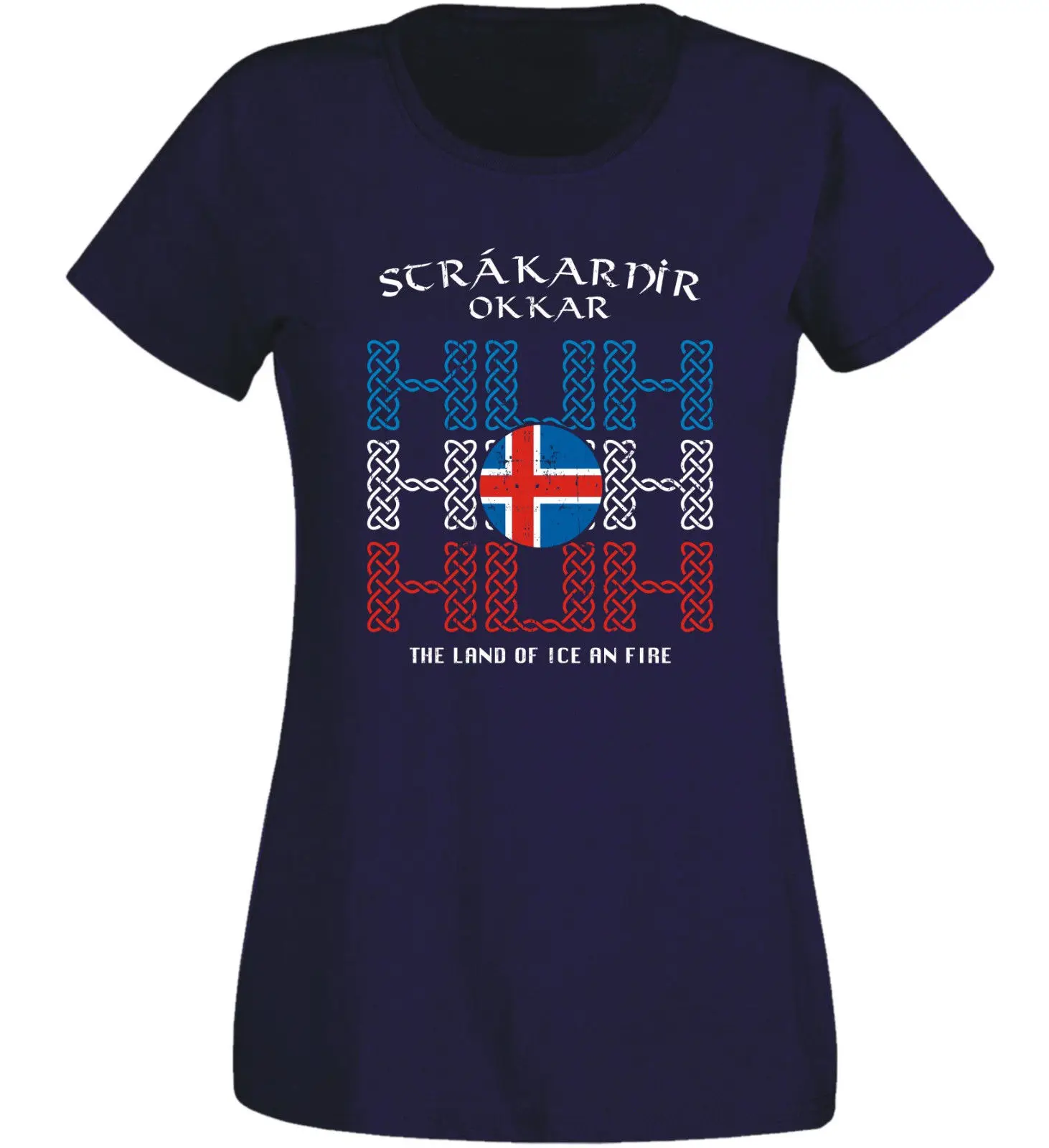 Feminist Fashion Women T Shirts O Neck T-Shirt Island Iceland Women's Footballer Printed Men | Женская одежда