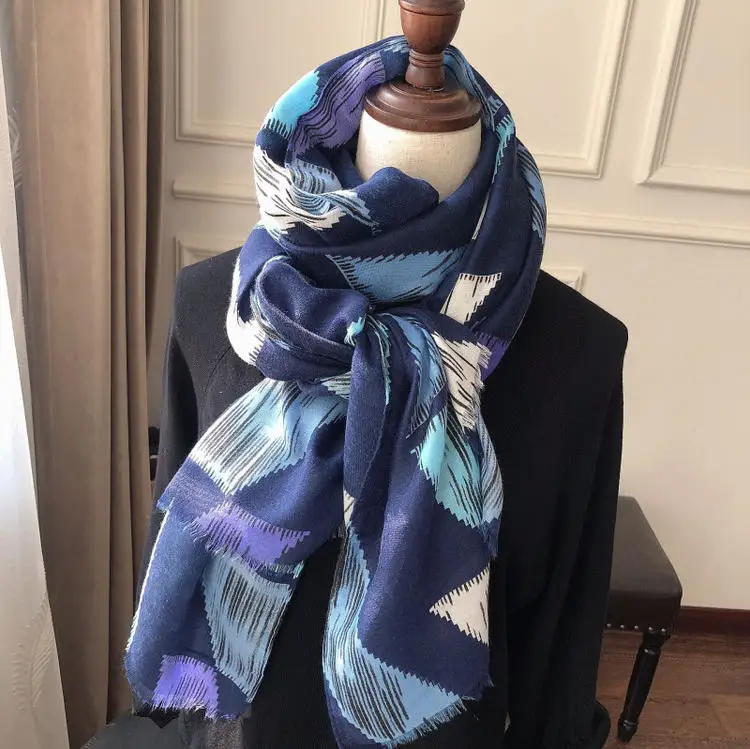 style 25 KYQIAO этнический головной платок женские осенние весенние испанские хиппи богемные романтические длинные шарфы с цветочным принтом - Цвет: style 25