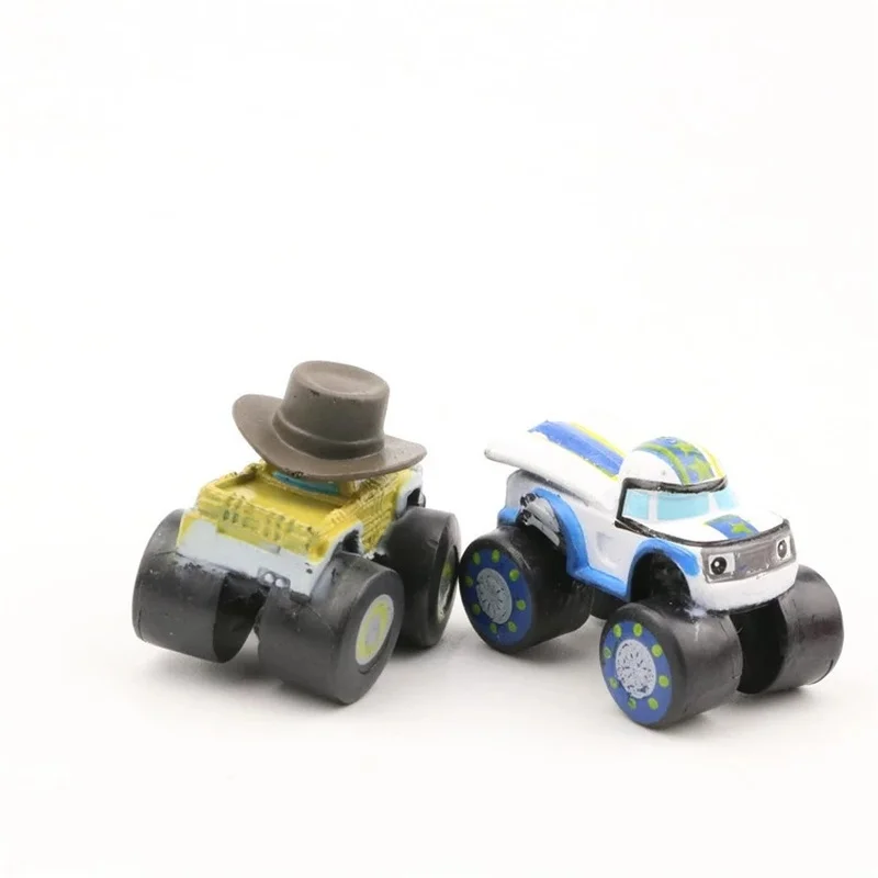 12 шт./компл. аниме Монстры машины ПВХ экшн-Фигурки игрушки мультфильм плавучие