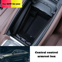 for bmw x6 g06 2020 car central control armrest box storage box interior decoration large capacity organizer auto accessories
