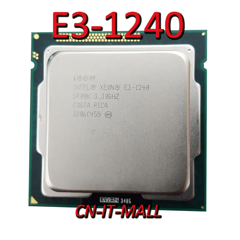 

Intel Xeon E3-1240 CPU 3.3GHz 8M 4 Core 8 Threads LGA1155 Processor