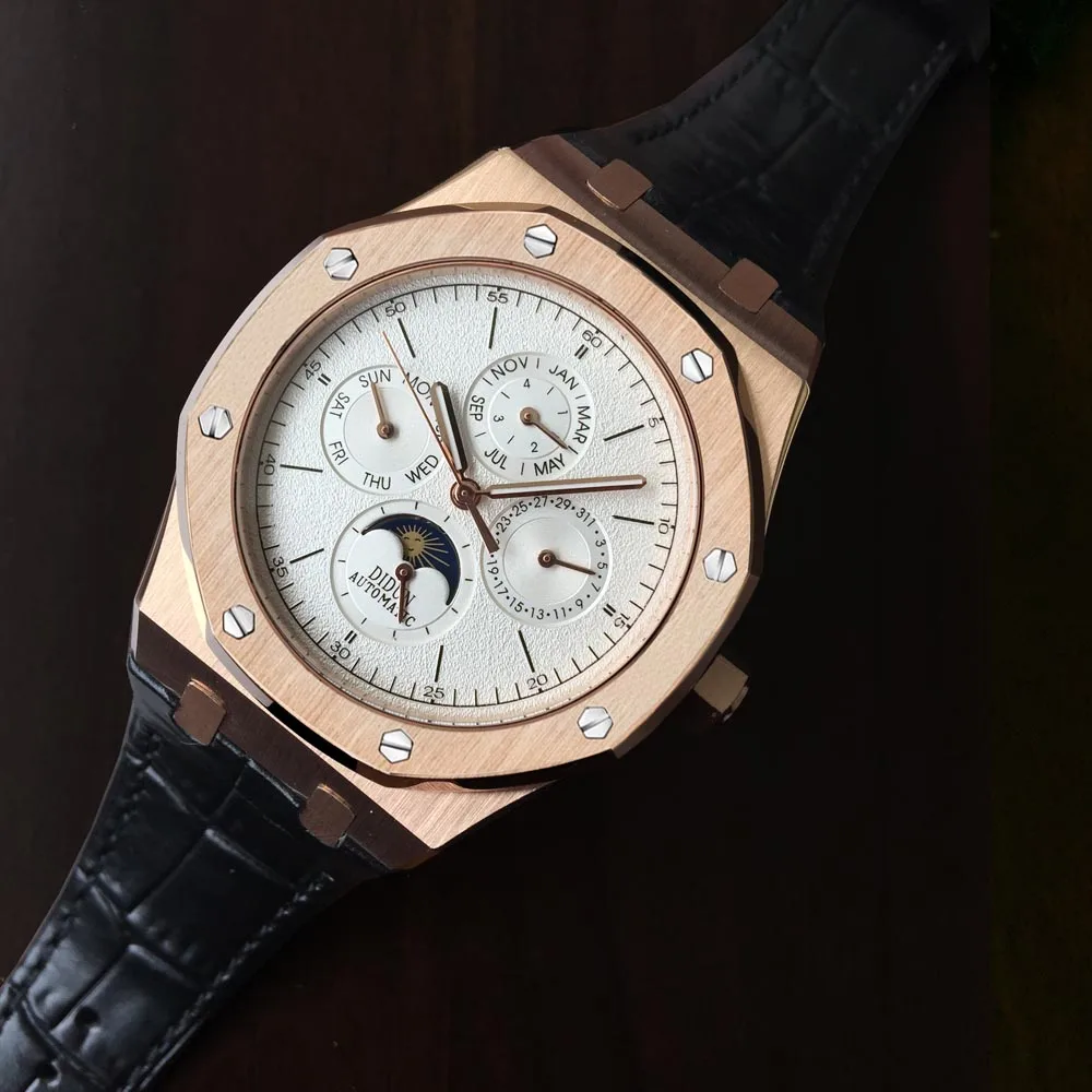 DIDUN часы Мужские механические Автоматические лучший бренд Роскошные модные